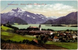 Mondsee, mit dem Schafberg