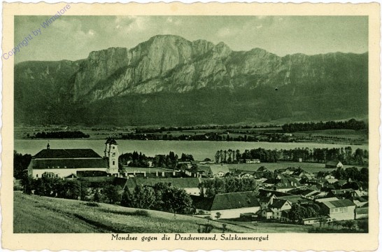 Mondsee, gegen die Drachenwand