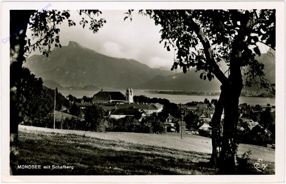 Mondsee, mit Schafberg