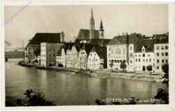 ak106706 Steyr, Motiv an der Enns