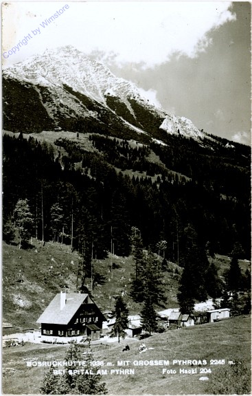 Spital am Pyhrn, Bosruckhütte mit grossem Pyhrgas