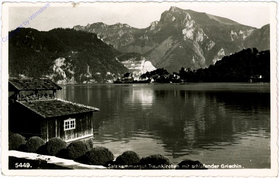 ak106764 Traunkirchen, mit schlafender Griechin