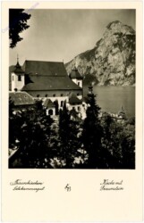 Traunkirchen, Kirche mit Traunstein