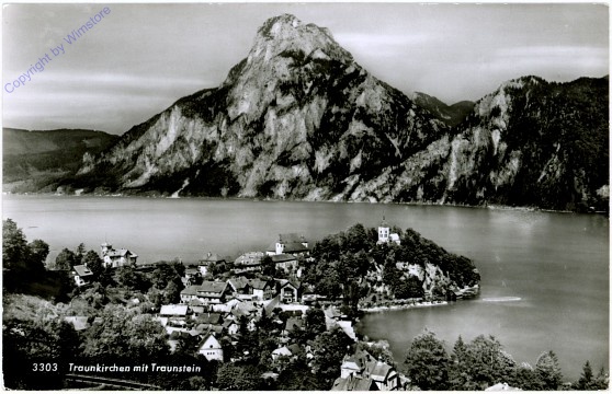 ak106777 Traunkirchen, mit Traunstein