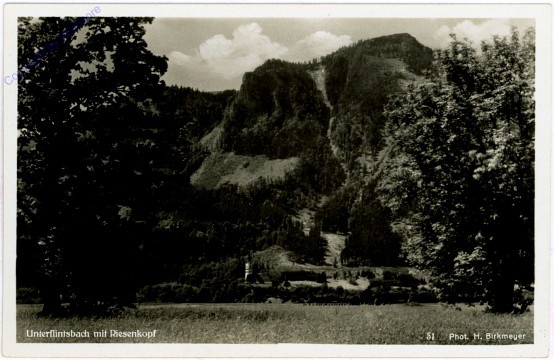 Unterflintsbach, mit Riesenkopf