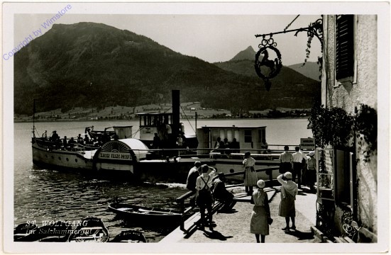 Dampfer "Kaiser Franz Josef I", St. Wolfgang