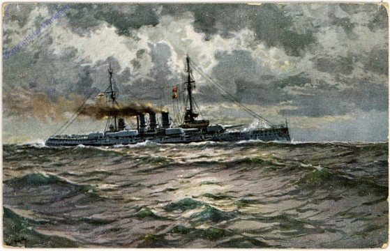 S.M. Linienschiff "Oldenburg", Nordsee