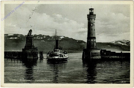 Lindau im Bodensee, Hafeneinfahrt