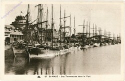 Les Terreneuyas dans le Port, St-Malo