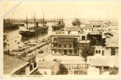 Port Said, View of the harbour