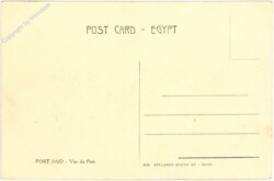 Port Said, View of the harbour