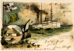 S.M.S. "Deutschland" , S.M.S. "Gefion", Gruss aus Ahlbeck
