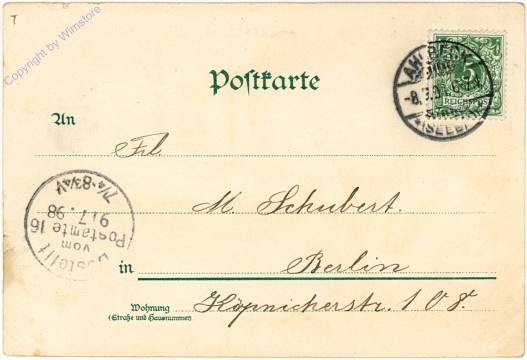 S.M.S. "Deutschland" , S.M.S. "Gefion", Gruss aus Ahlbeck