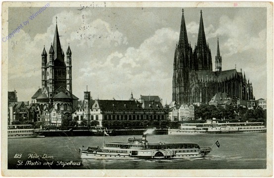 Köln, Dom, St. Martin und Stapelhaus