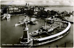 Lindau im Bodensee, Hafenmole und Segelclubhaus