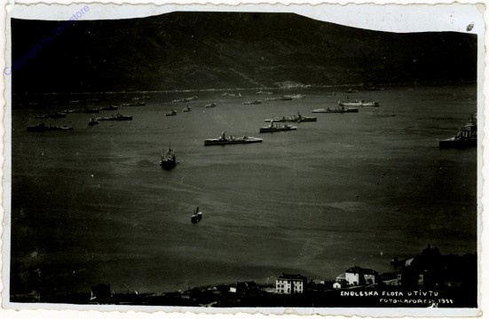 Tivat, Englische Flotte