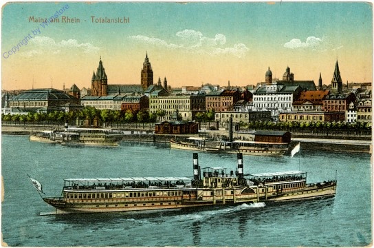 Mainz am Rhein, Totalansicht