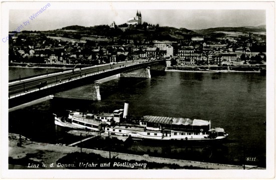 ak107073 Linz an der Donau, Urfahr mit Pöstlingberg