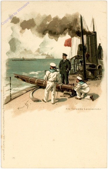 Am Torpedo Lancierrohr