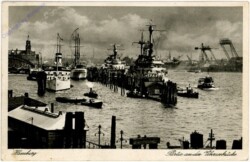 Hamburg, Partie an der Überseebrücke