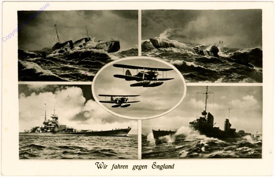 ak107136 Wir fahren gegen Italien, Schiffe, Multiansicht