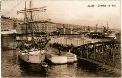 Susak, Granica u luci