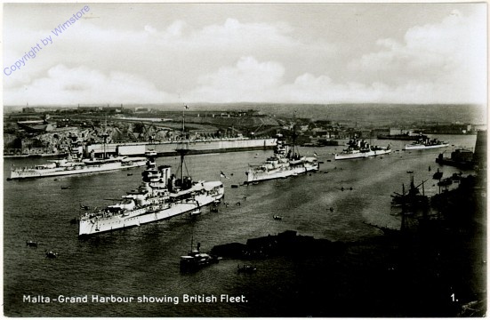British Fleet, Marlta, Grand Harbour