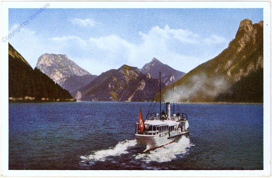 Dampferabfahrt, Ebensee, Feuerkogel