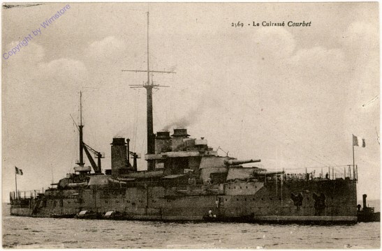 Le Cuirassé "Courbet"