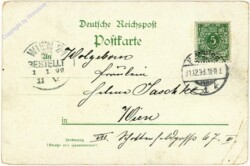 Hamburg, Niederhafen, Neujahrswünsche