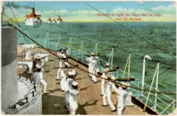 Nothing in sight for days, but 16 ships and the horizon