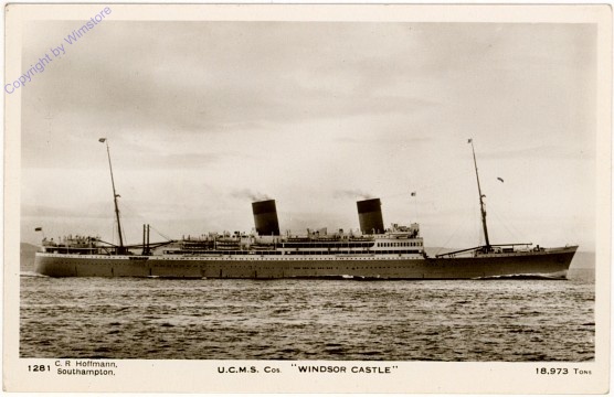U.C.M.S. Cos. "Windsor Castle"