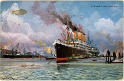 Steamer unloading (Dampfer entladen)