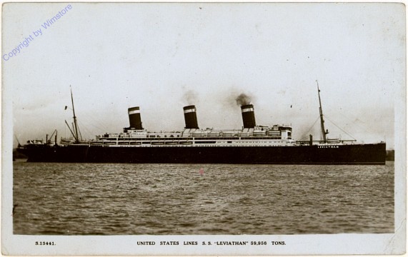 United States Lines, S.S. "Leviathan"