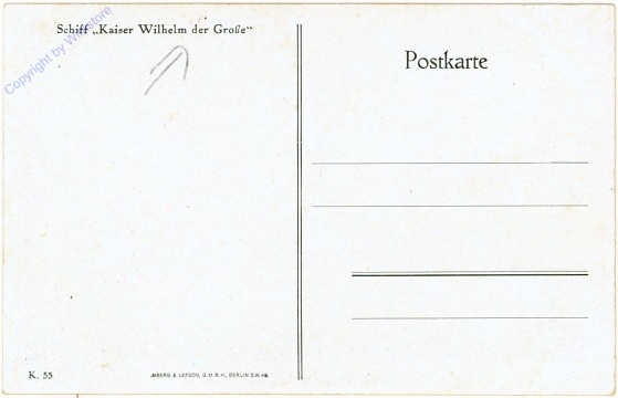Schiff "Kaiser Wilhelm der Große"