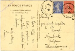 La Douce France. Le Havre. Le transatlantique Paris