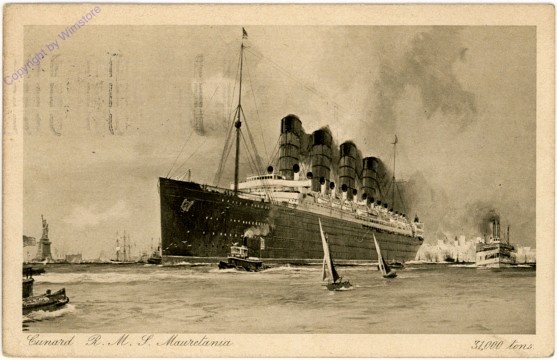 Cunard R.M.S. "Mauretania"