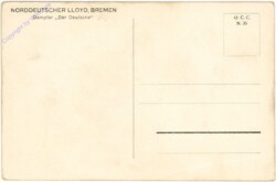 Dampfer "Der Deutsche", Norddeutscher Lloyd Bremen