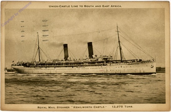 Royal Mail Steamer "Kenilworthh Castle"