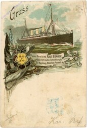 Fürst Bismarck, Gruss vom Bord
