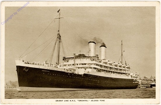 R.M.S. "Orontes", Orient Line