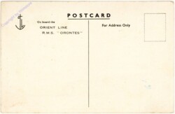 R.M.S. "Orontes", Orient Line