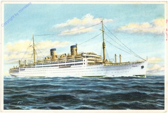 ak107450 m/s "Italia", Home Lines