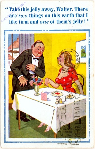 Take this jelly away, Waiter ...