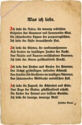 Was ich liebe (Josefine Moos)