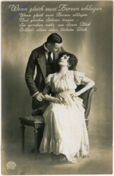 Wenn gleich zwei Herzen schlagen ..., Vers