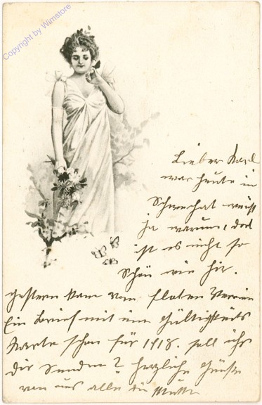 Mädchen mit Blumen