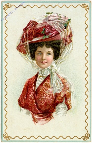 Dame mit Hut