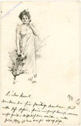 Mädchen mit Blumen