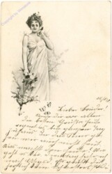 Mädchen mit Blumen